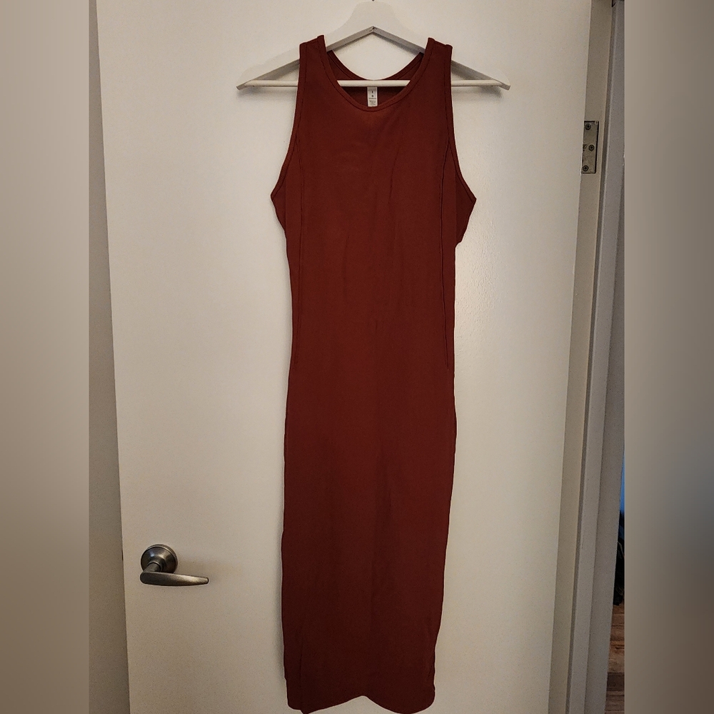 lululemon athletica Sleeveless Red Midi Dress